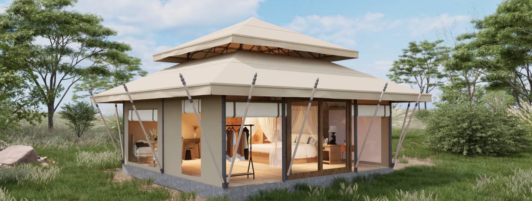 龙井市户外野奢帐篷